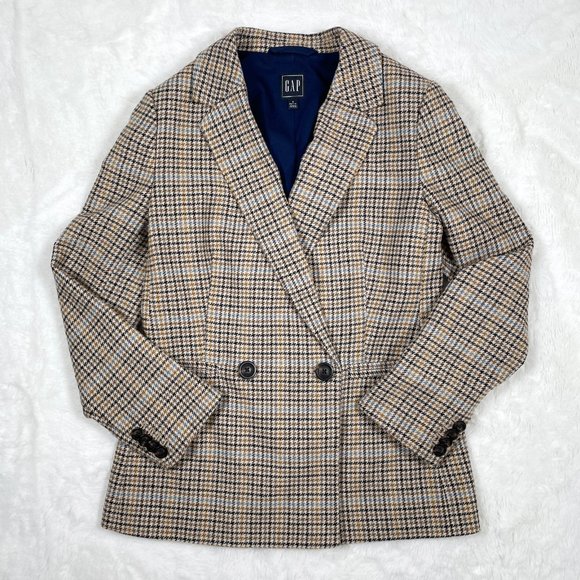 Gap Wool Double Breasted Blazer Jacket - Picture 2 of 8